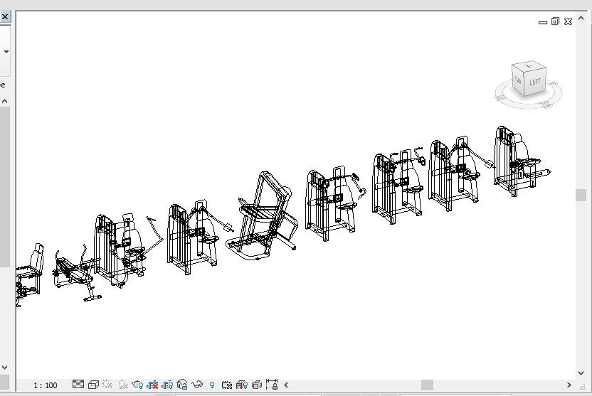 16 Models Gym Revit Families.rfa - Image 7