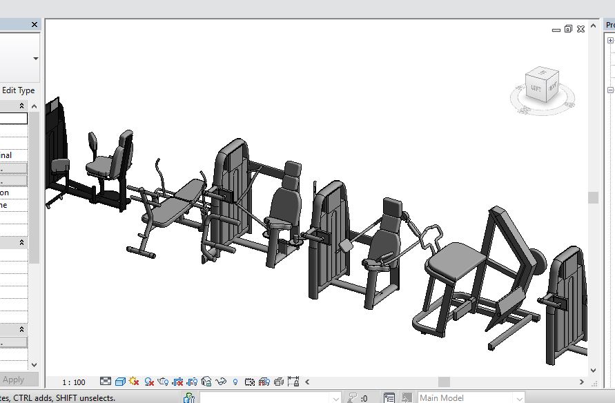 16 Models Gym Revit Families.rfa - Image 9