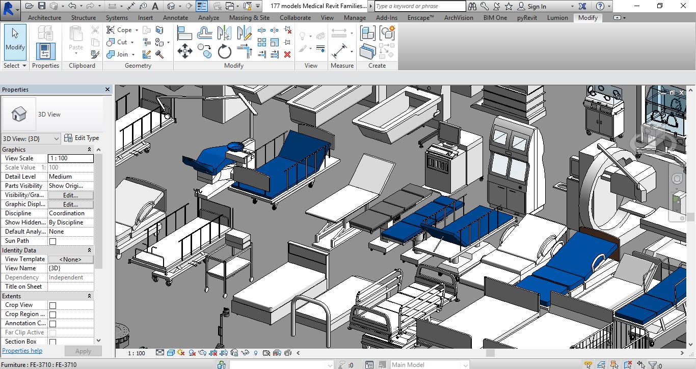 177 models Medical Revit Families.rfa - Image 11