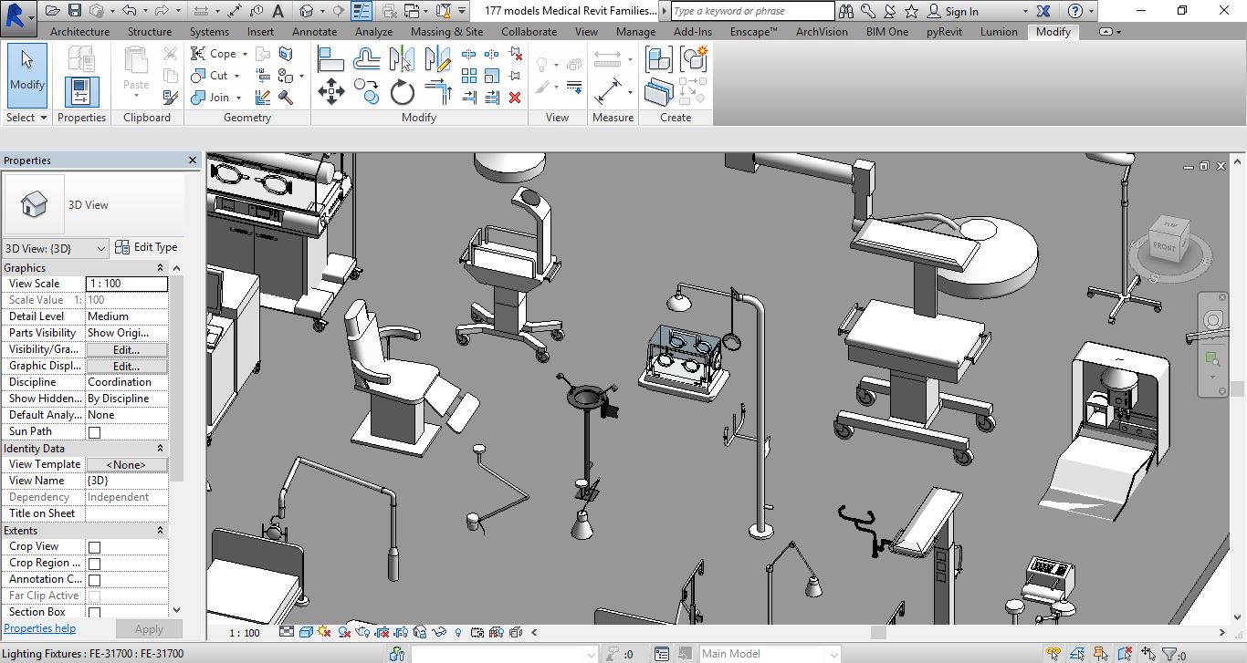 177 models Medical Revit Families.rfa - Image 13
