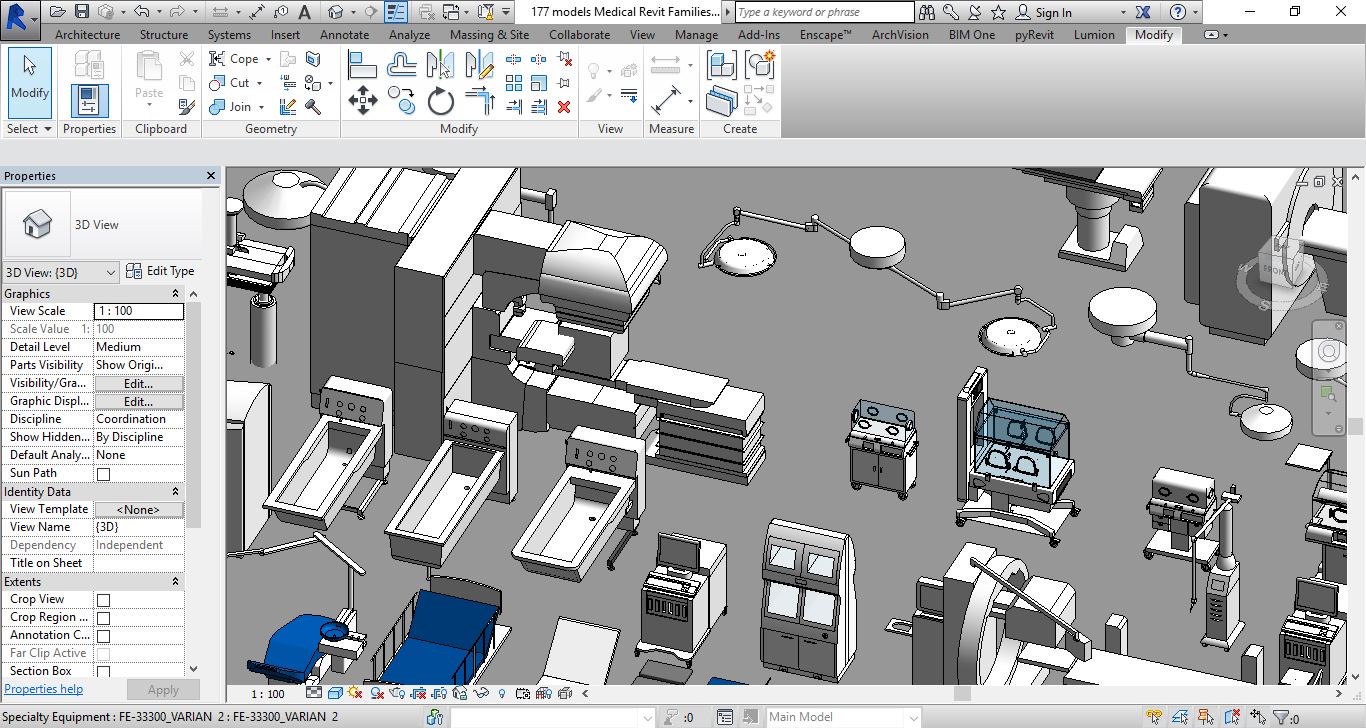 177 models Medical Revit Families.rfa - Image 15