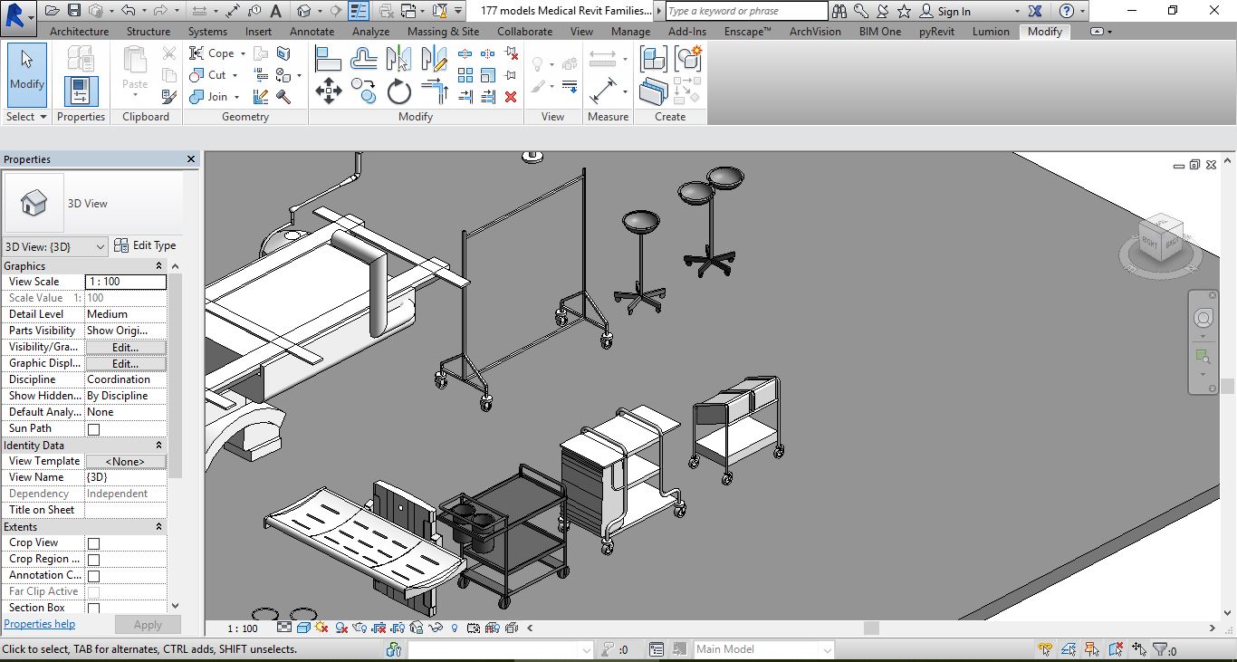 177 models Medical Revit Families.rfa - Image 19