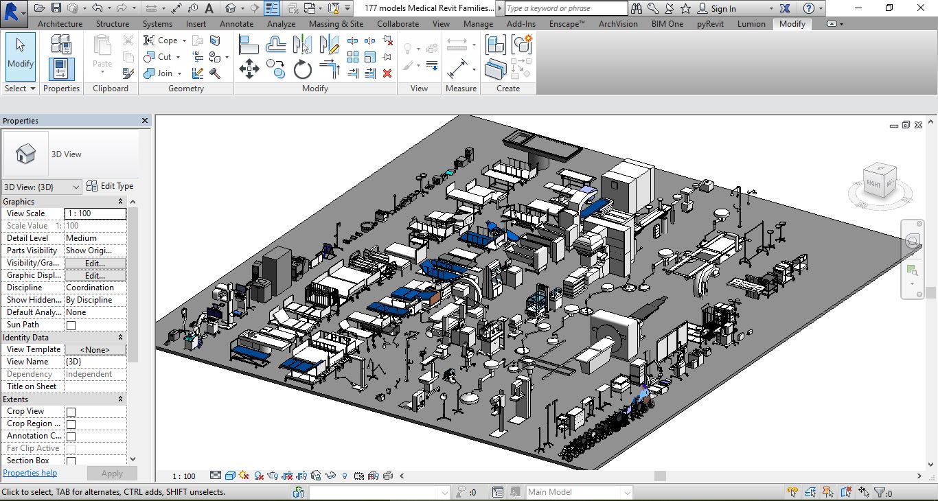 177 models Medical Revit Families.rfa - Image 22