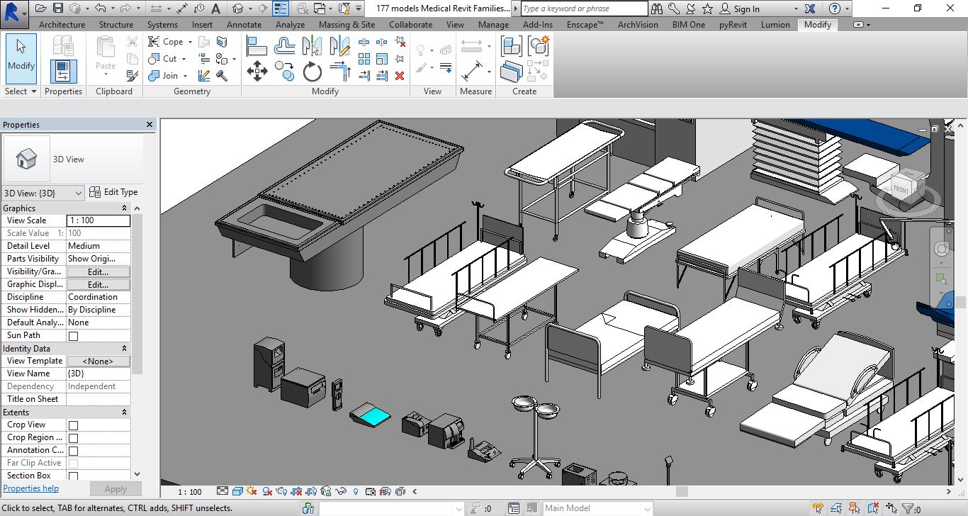177 models Medical Revit Families.rfa - Image 8