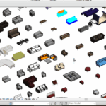 250 Models Sofa Revit families.rfa