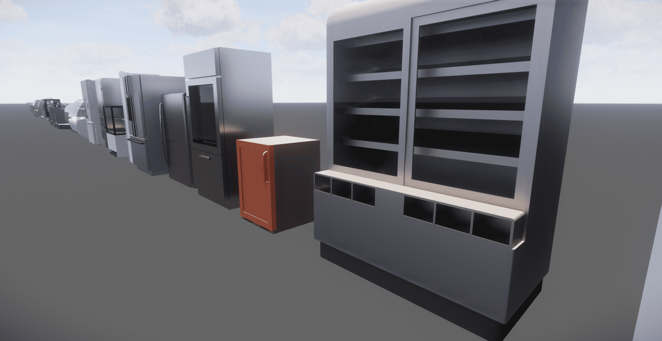 28 Models Refrigerators Revit families.rfa - Image 13