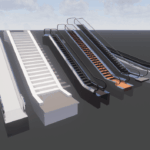 6 Escalator models Revit families.rfa