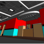 Interior Revit model Corridor-2.rvt