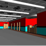 Interior Revit model Corridor-2.rvt