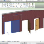 Single door revit family.rfa (3d rotated & full parameter)