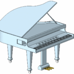 Grand Piano Revit family.rfa