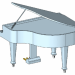 Grand Piano Revit family.rfa