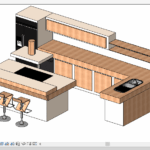 Modern Kitchen Revit family.rfa