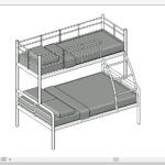 Bed Bunk Revit family.rfa
