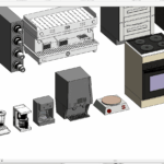 Kitchen Components Revit families
