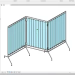 curtain separator for hospital