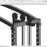 gym adjustable high pully.rfa