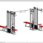 Maquina multifuncional gym.rfa