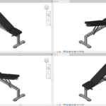 Gym workout adjustable bench.rfa