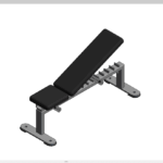 Gym workout adjustable bench.rfa