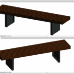 frame wooden bench.rfa
