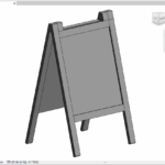 A-Frame Chalkboard Sign Sandwich Board.rfa