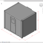 Modular Emergency Container Unit – 3D Model