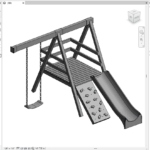 Children’s Jungle Gym – Outdoor Playground Set with Slide & Swing.rfa