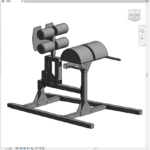 Hyperextension Bench – Adjustable Back Extension Machine.rfa
