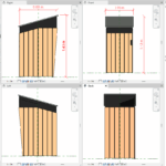 Modern Outdoor Rubbish Bin-Wood Slatted Waste Container.rfa