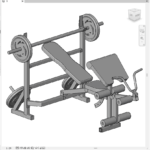 Multi-Functional Bench Press – Adjustable Strength Training Station.rfa