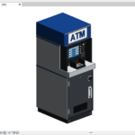 ATM Machine Revit Family – Freestanding Bank ATM (RFA)