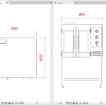Commercial Convection Oven Revit Family – Restaurant Kitchen Oven on Stand (RFA)