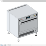 Commercial Dishwasher Revit Family – Heavy-Duty Front-Loading Dishwasher (RFA)