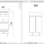 Commercial Fryer Revit Family – Twin Basket Electric Deep Fryer (RFA)