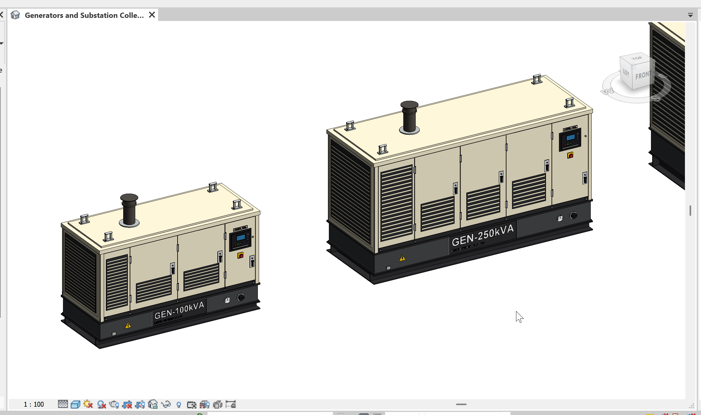 Generators and Substation Revit Collection - 6 Families in One RVT (Diesel Generators, LV-MDB, MV Switchgear) - Image 2