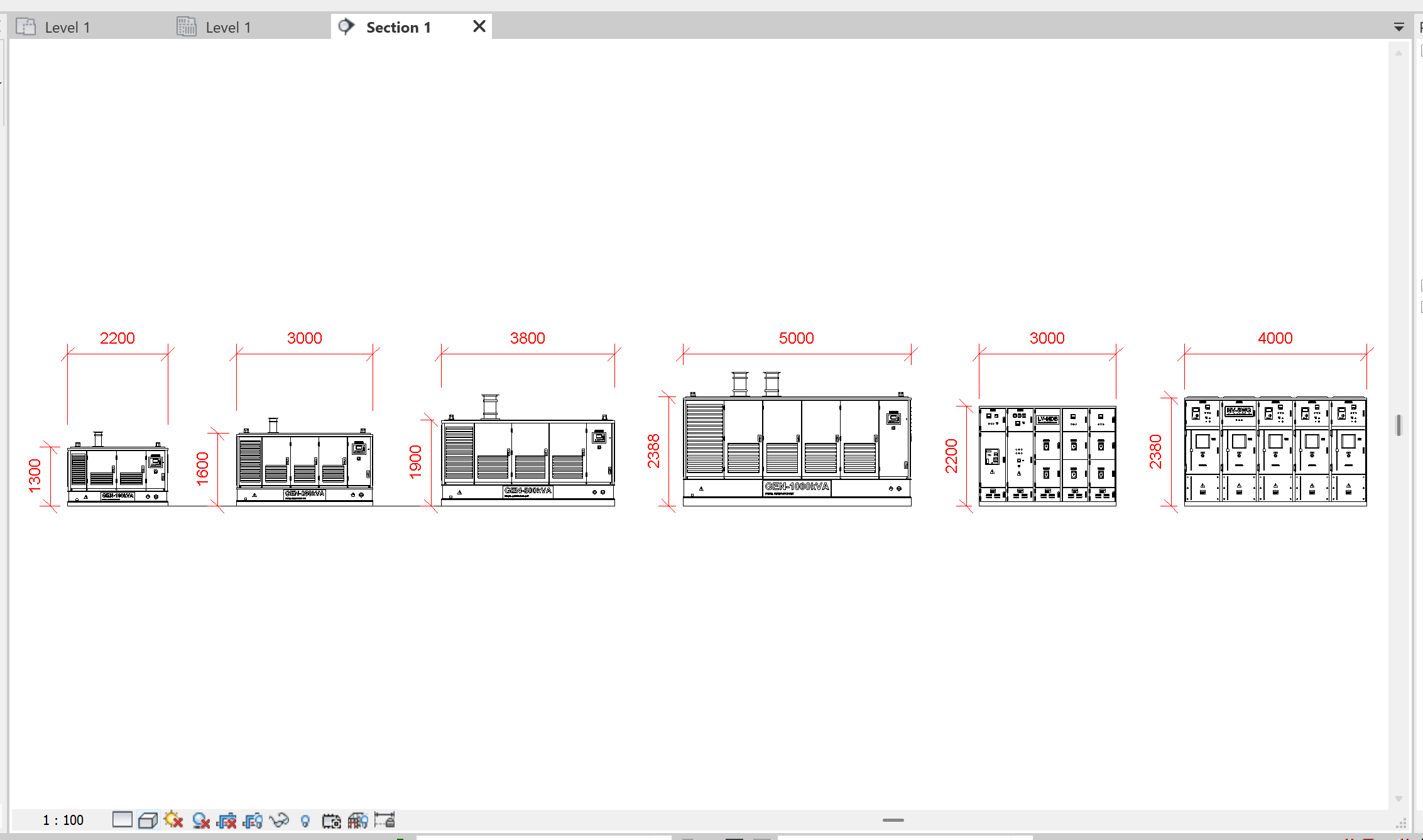 Generators and Substation Revit Collection - 6 Families in One RVT (Diesel Generators, LV-MDB, MV Switchgear) - Image 6