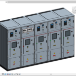 MV-SWG Substation Medium Voltage Switchgear Revit Family – 11 kV Switchgear Lineup (RFA)